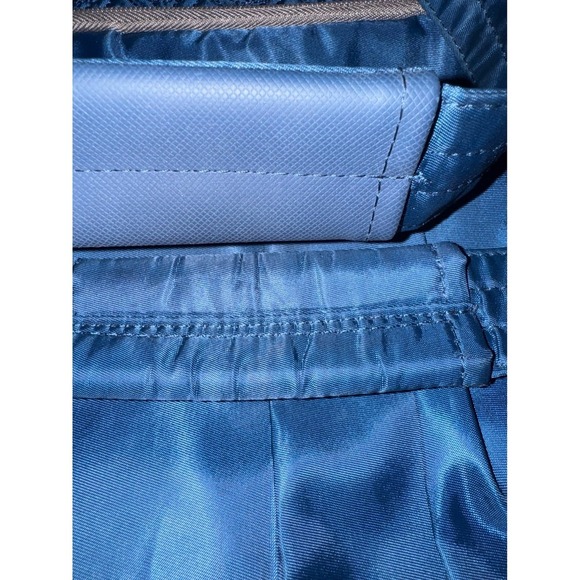 Lug Ace blue tote with crossbody strap multi pocketed large size - Picture 6 of 12